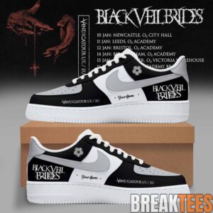 Black Veil Brides - UK Tour 2026 Special Air Force 1 Shoes 1