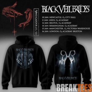 Black Veil Brides - UK Tour 2026 Special Hoodie 1
