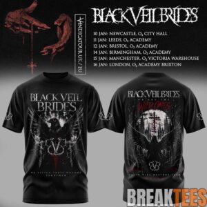 Black Veil Brides - UK Tour 2026 Special Shirt 1