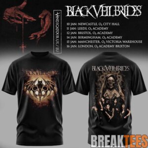 Black Veil Brides - UK Tour 2026 Special Shirt 2