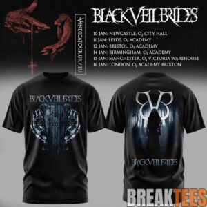 Black Veil Brides - UK Tour 2026 Special Shirt 3