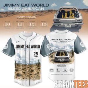 Bleed American 25th Anniversary Tour 3D Baseball Jersey