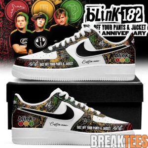 Blink-182 25th Anniversary Take Off Your Pants and Jacket Air Force 1 Shoes