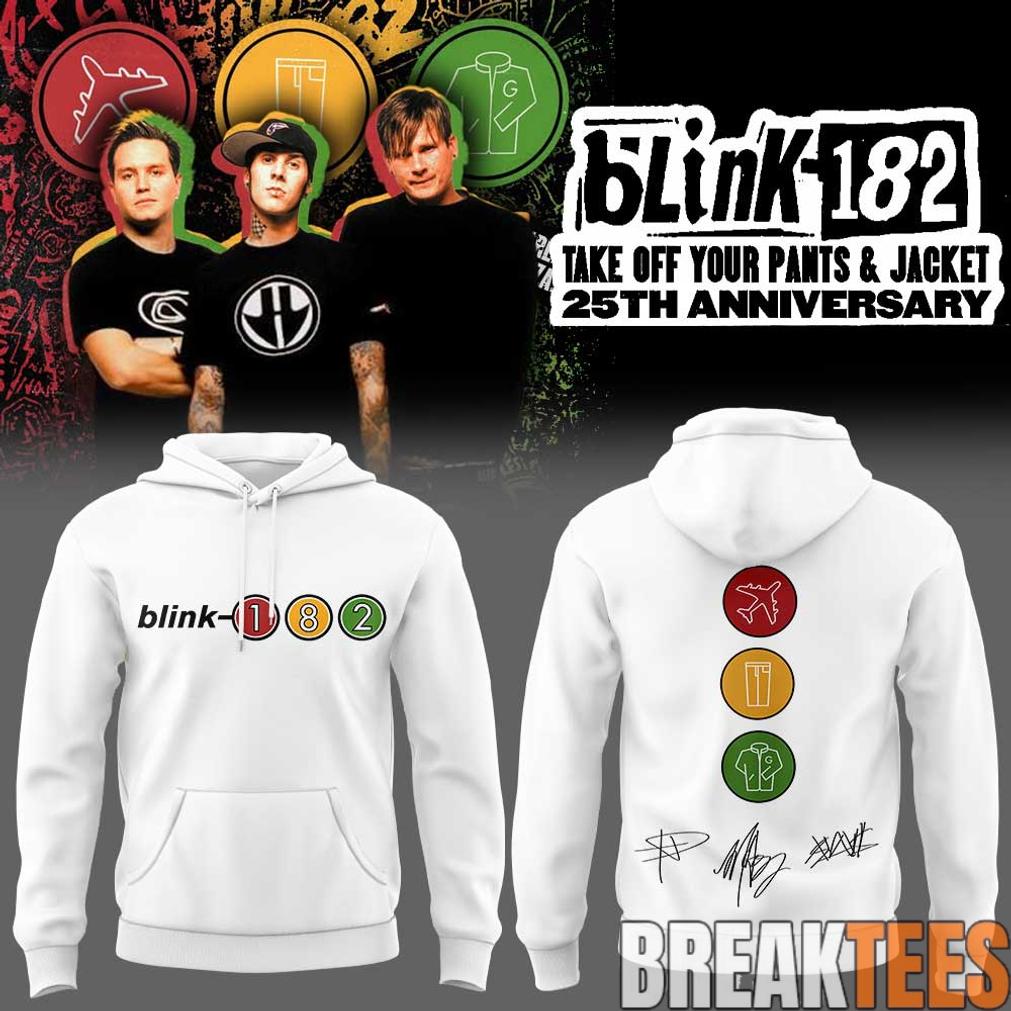 Blink-182 25th Anniversary Take Off Your Pants and Jacket Hoodie Blink-182 25th Anniversary Take Off Your Pants and Jacket Hoodie