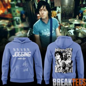 Blink-182 Boomer Spaulding and Travis Blue Edition Hoodie