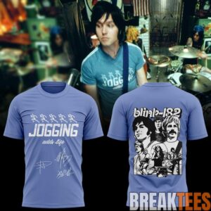 Blink-182 Boomer Spaulding and Travis Blue Edition Shirt