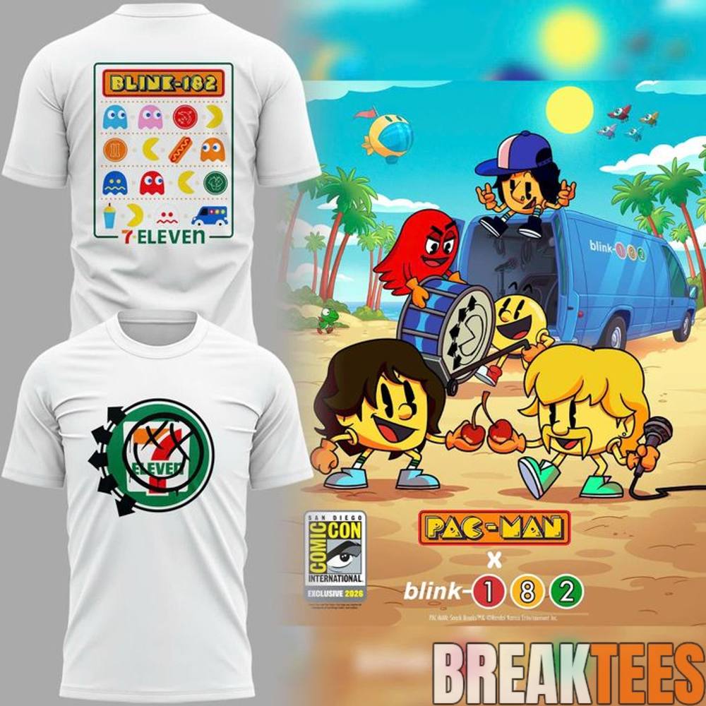 Blink-182 x PAC-MAN T-Shirt Blink-182 x PAC-MAN T-Shirt