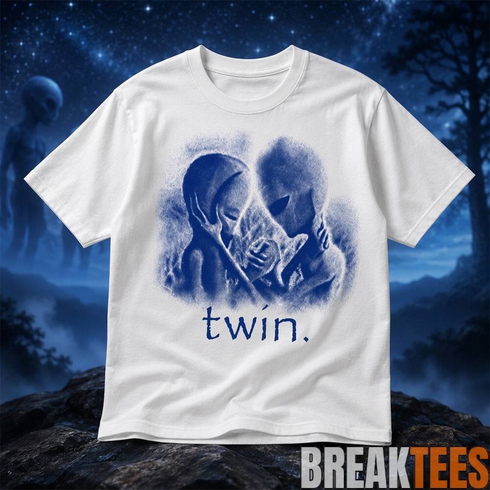 Blue Twin Alien Graphic Shirt 2026 Blue Twin Alien Graphic Shirt 2026