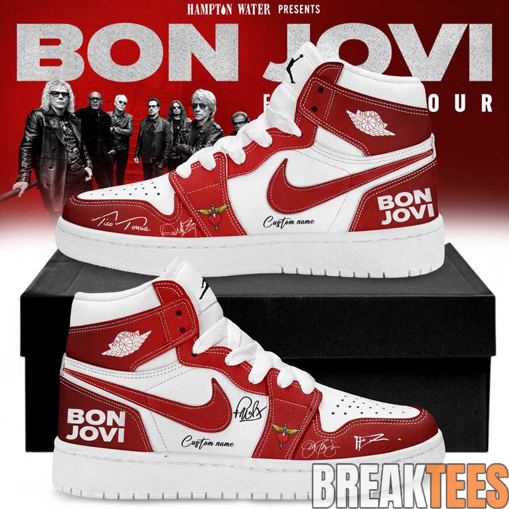 Bon Jovi – Forever Tour 2026 Custom AJ1 Shoes Bon Jovi – Forever Tour 2026 Custom AJ1 Shoes