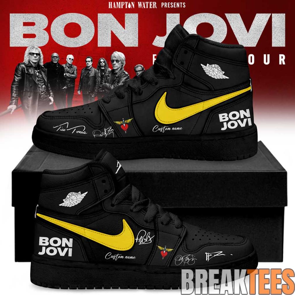 Bon Jovi – Forever Tour 2026 Custom AJ1 Shoes Bon Jovi – Forever Tour 2026 Custom AJ1 Shoes