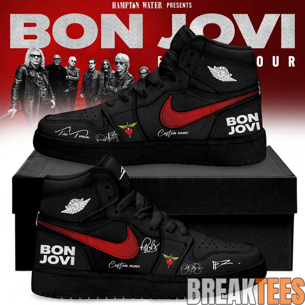 Bon Jovi – Forever Tour 2026 Custom AJ1 Shoes Bon Jovi – Forever Tour 2026 Custom AJ1 Shoes
