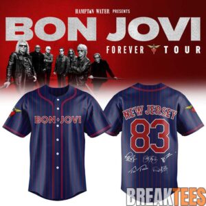 Bon Jovi – Forever Tour 2026 Limited Baseball Jersey