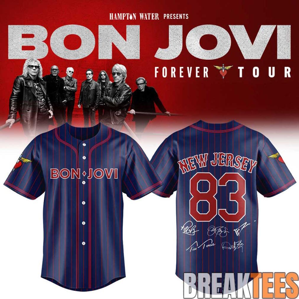 Bon Jovi – Forever Tour 2026 Limited Baseball Jersey Bon Jovi – Forever Tour 2026 Limited Baseball Jersey