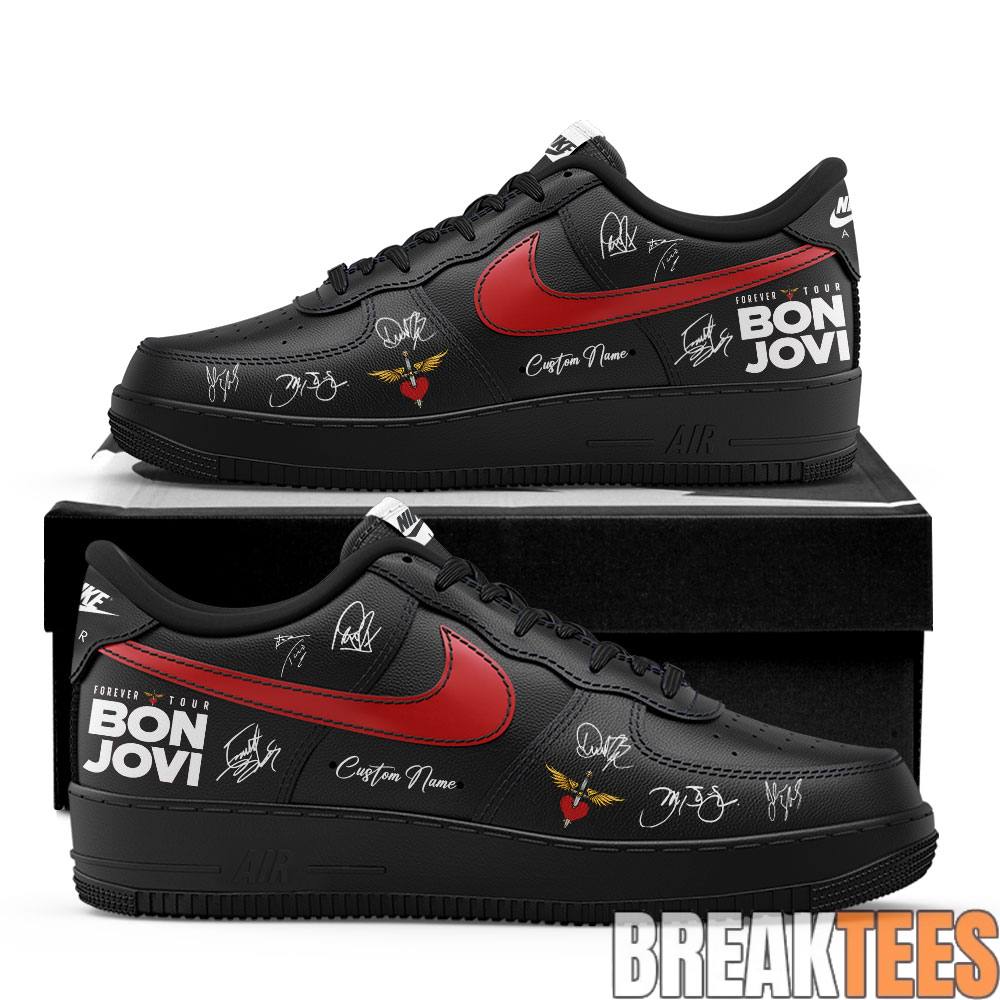 Bon Jovi Forever Tour ’26 Custom AF1 Shoes Bon Jovi Forever Tour ’26 Custom AF1 Shoes