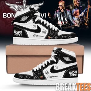 Bon Jovi Forever Tour ’26 Custom AJ1 Shoes v2