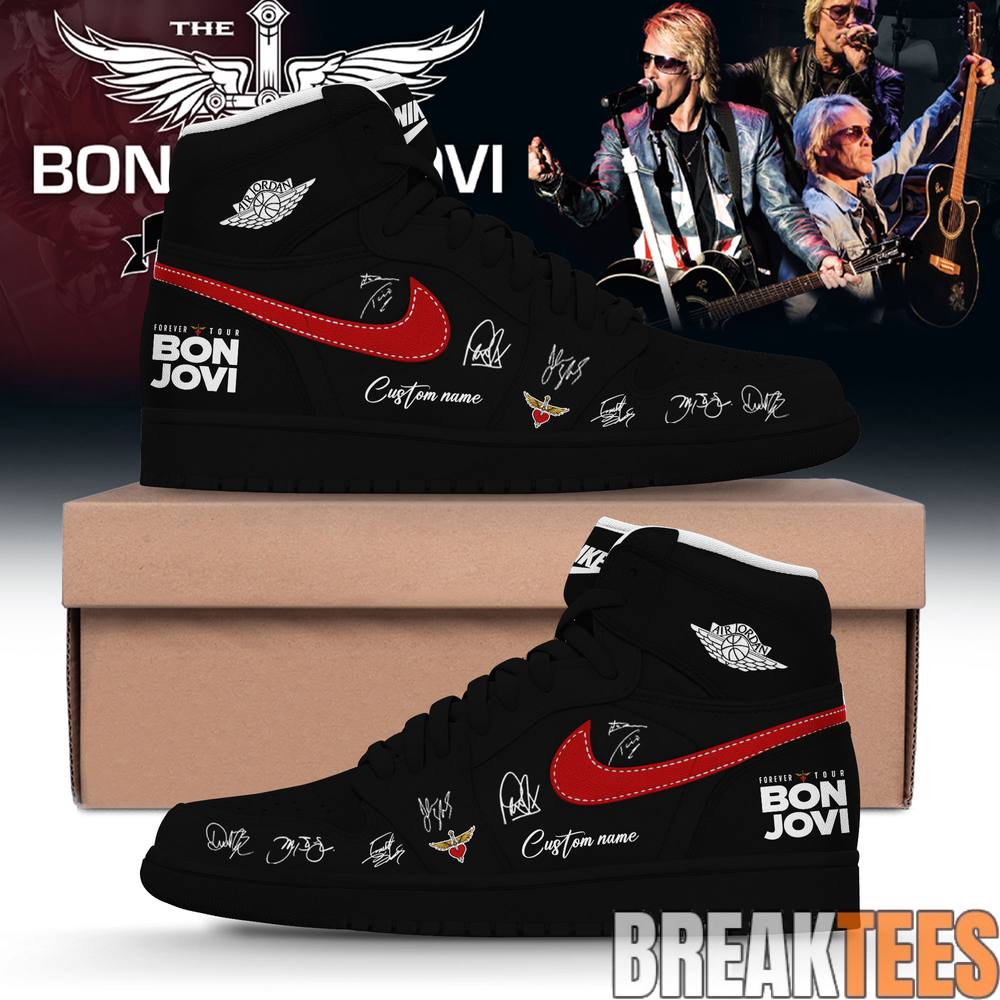 Bon Jovi Forever Tour ’26 Custom AJ1 Shoes v3 Bon Jovi Forever Tour ’26 Custom AJ1 Shoes v3