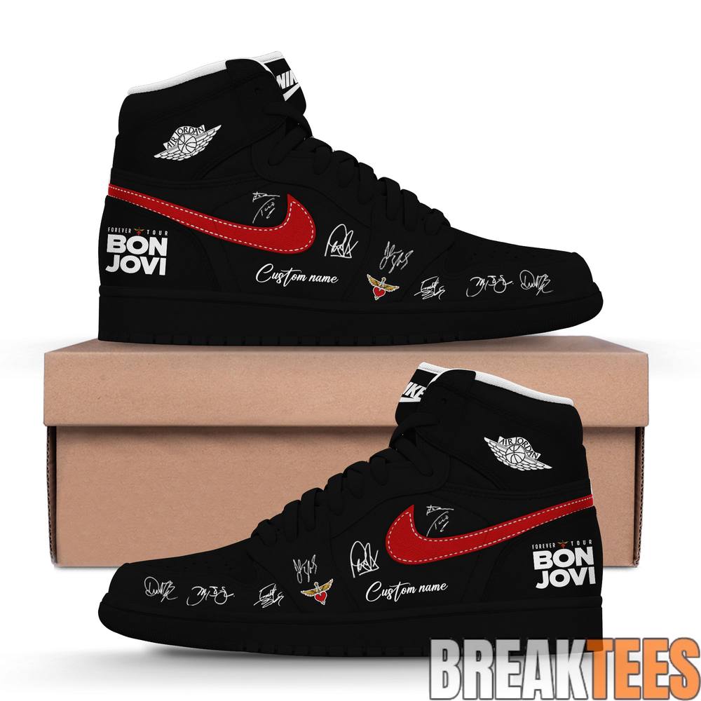 Bon Jovi Forever Tour ’26 Custom AJ1 Shoes v3 Bon Jovi Forever Tour ’26 Custom AJ1 Shoes v3