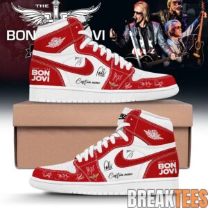 Bon Jovi Forever Tour ’26 Custom AJ1 Shoes v4