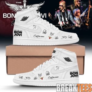 Bon Jovi Forever Tour ’26 Custom AJ1 Shoes v5