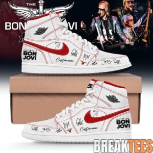 Bon Jovi Forever Tour ’26 Custom AJ1 Shoes v7