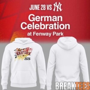 Boston Red Sox German Celebration Special White Hoodie