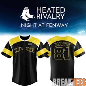 Boston Red Sox x Heated Rivalry Ilya Rozanov #81 Special Baseball Jersey