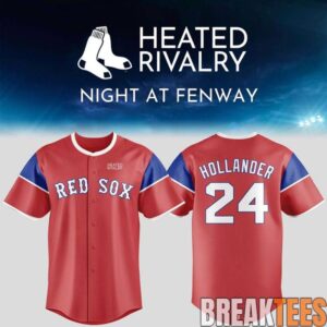 Boston Red Sox x Heated Rivalry Shane Hollander #24 Special Baseball Jersey