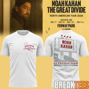 Boston Red Sox x Noah Kahan - The Great Divide Tour 2026 Shirt 1