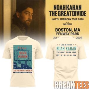 Boston Red Sox x Noah Kahan - The Great Divide Tour 2026 Shirt 3