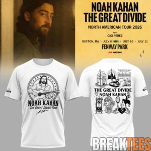 Boston Red Sox x Noah Kahan - The Great Divide Tour 2026 Shirt 4