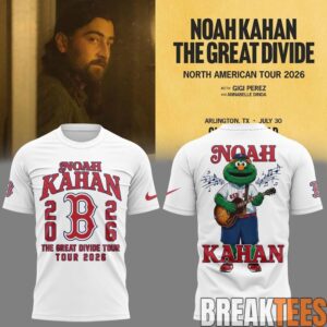 Boston Red Sox x Noah Kahan - The Great Divide Tour 2026 Shirt 5
