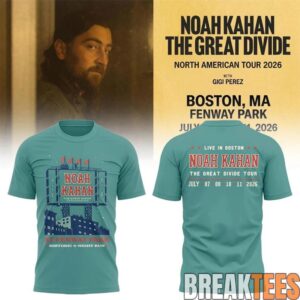 Boston Red Sox x Noah Kahan - The Great Divide Tour 2026 Shirt 6