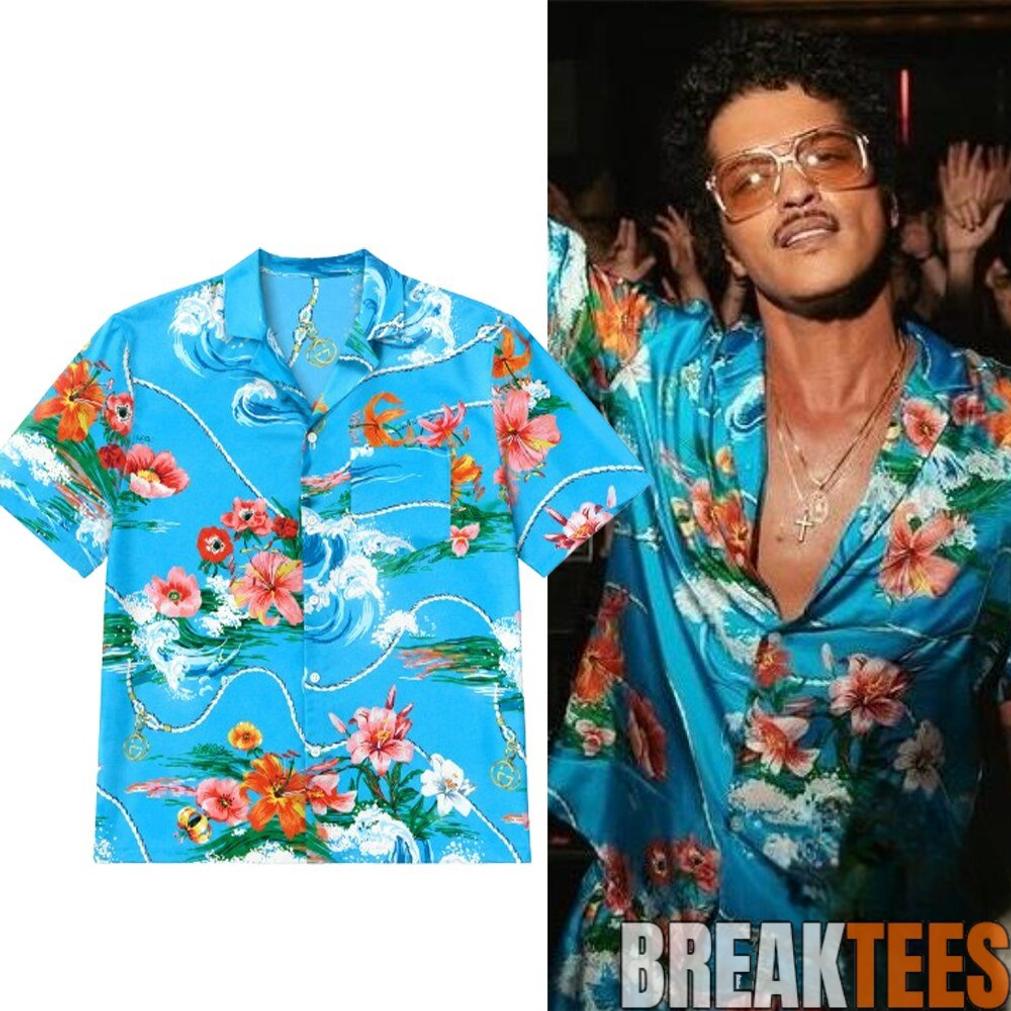 Bruno Mars The Romantic After Hours Berlin Waves Hawaiian Shirt Bruno Mars The Romantic After Hours Berlin Waves Hawaiian Shirt
