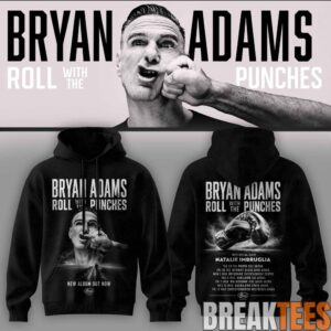 Bryan Adams Roll With The Punches Tour 2026 Hoodie