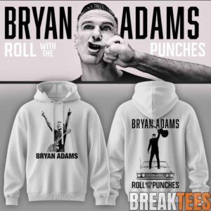 Bryan Adams Roll With The Punches Tour 2026 Hoodie 2