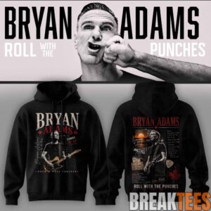 Bryan Adams Roll With The Punches Tour 2026 Hoodie 3