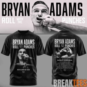 Bryan Adams Roll With The Punches Tour 2026 T-Shirt