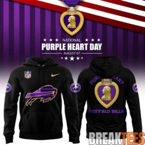 Buffalo Bills x Purple Heart Day 2026 Limited Edition Hoodie
