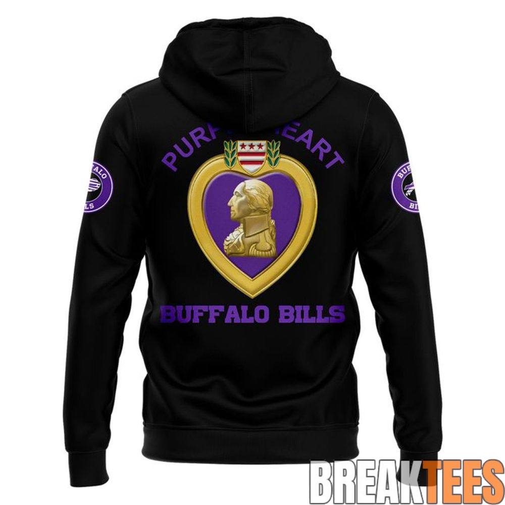Buffalo Bills x Purple Heart Day 2026 Limited Edition Hoodie Buffalo Bills x Purple Heart Day 2026 Limited Edition Hoodie