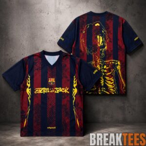 Cactus Jack FC Barcelona Skeleton Jersey Vintage Retro Jersey 1 Cactus Jack FC Barcelona Skeleton Jersey Vintage Retro Jersey 1