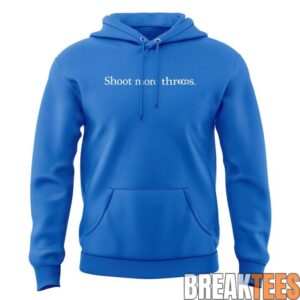 Caitlin Clark Shoot More Threes 2026 Blue Hoodie 1