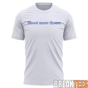 Caitlin Clark Shoot More Threes 2026 White Shirt 2