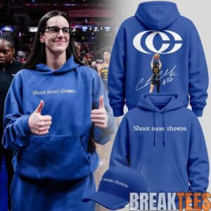 Caitlin Clark “Shoot More Threes” Signature Hoodie