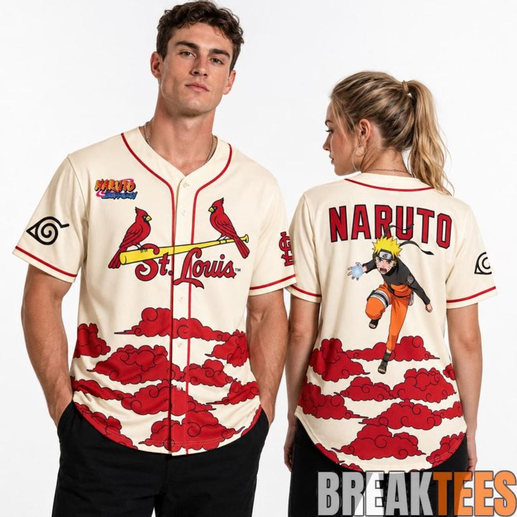 Cardinals Naruto Night Baseball Jersey Cardinals Naruto Night Baseball Jersey