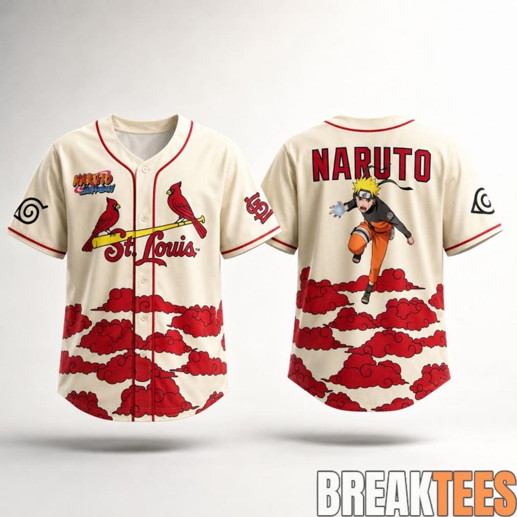 Cardinals Naruto Night Baseball Jersey Cardinals Naruto Night Baseball Jersey