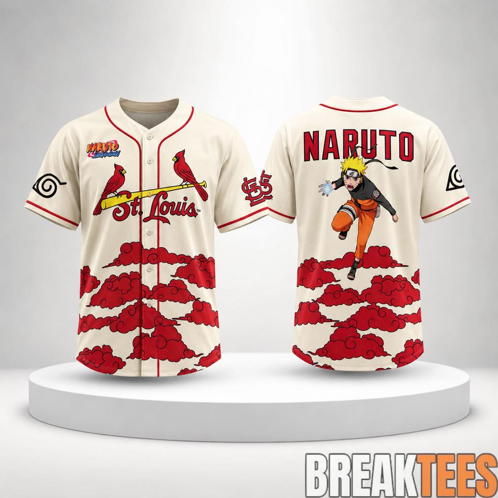 Cardinals Naruto Night Baseball Jersey Cardinals Naruto Night Baseball Jersey