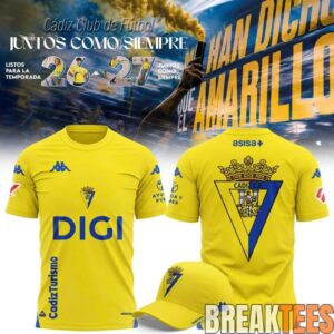Cádiz CF 2026-27 Football – Kappa Yellow Shirt