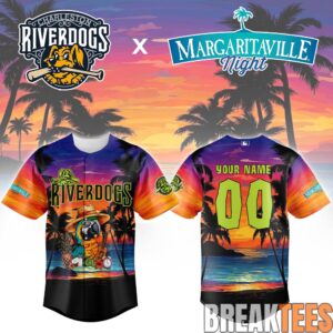 Charleston River Dogs Margaritaville Night Limited Custom Jersey