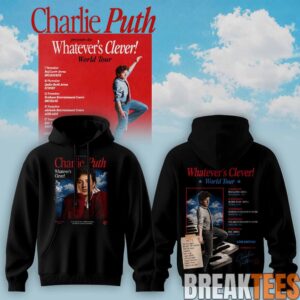 Charlie Puth “Whatever’s Clever!” World Tour Hoodie
