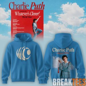 Charlie Puth “Whatever’s Clever!” World Tour Hoodie 1